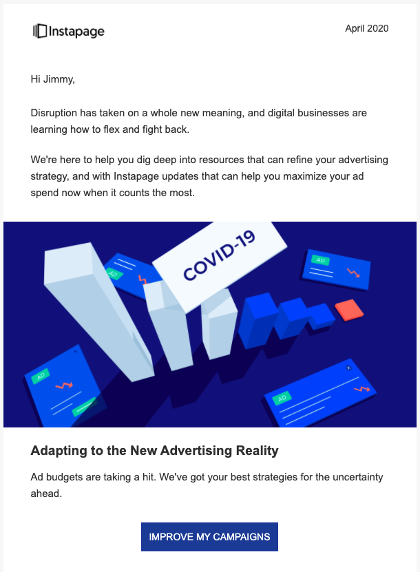 Instapage Newsletter